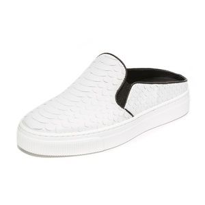 ZCD Montreal Slide Sneakers Croc Embossed Leather